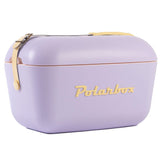 Polarbox Retro Cooler Box 20L / 12L Lilac and Yellow