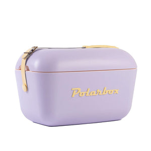 Polarbox Retro Cooler Box 20L / 12L Lilac and Yellow