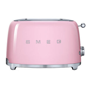 Smeg Retro 2 Slice Toaster Pink
