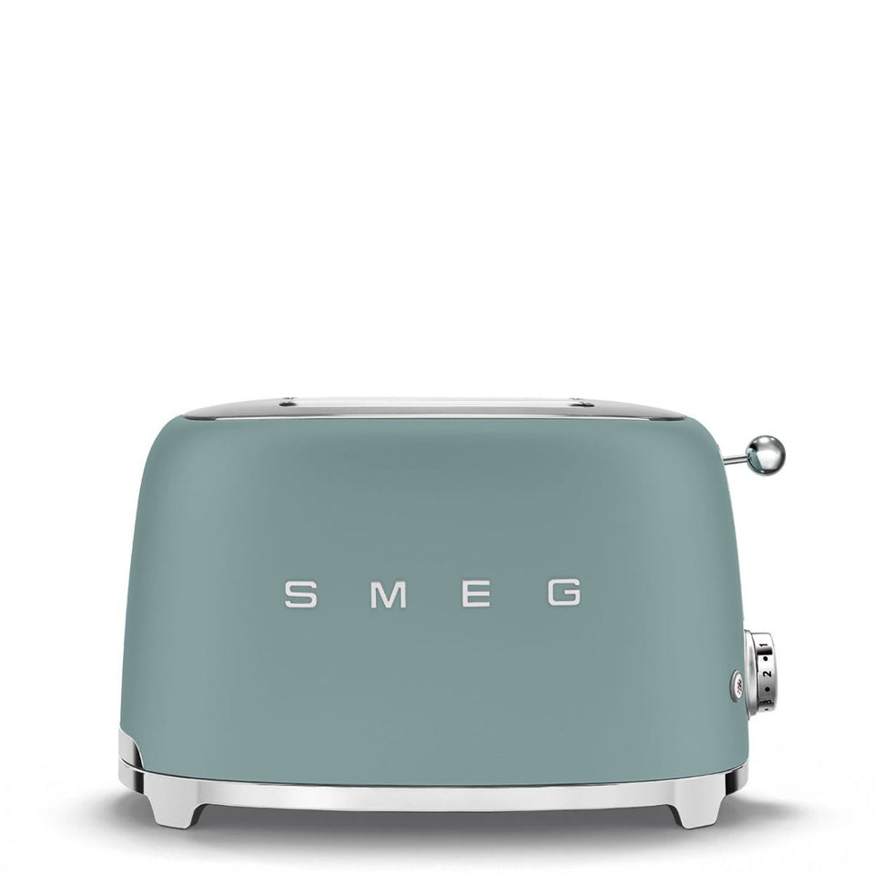 Smeg 2 slice Toaster Matte Emerald Green