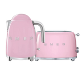 Smeg Pink Retro Kettle and 2 Slice Toaster Bundle