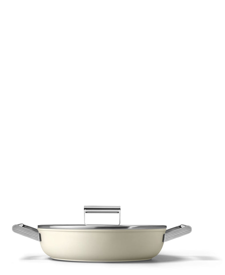Smeg Deep Pan 28CM - Cream