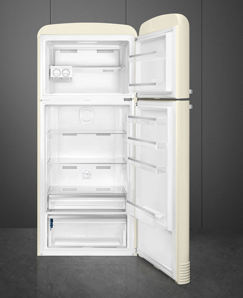 Smeg Retro Extra Volume Combination Fridge - Cream