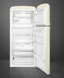 Smeg Retro Extra Volume Combination Fridge - Cream