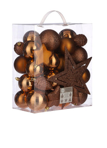 Tree Decoration Pack: Copper - 40 pieces