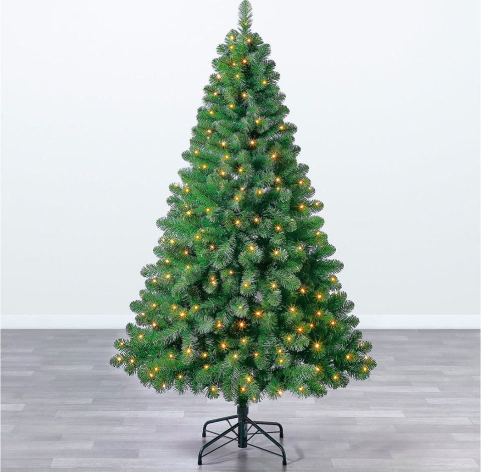 Oxford Pine: Prelit 180cm Christmas Tree