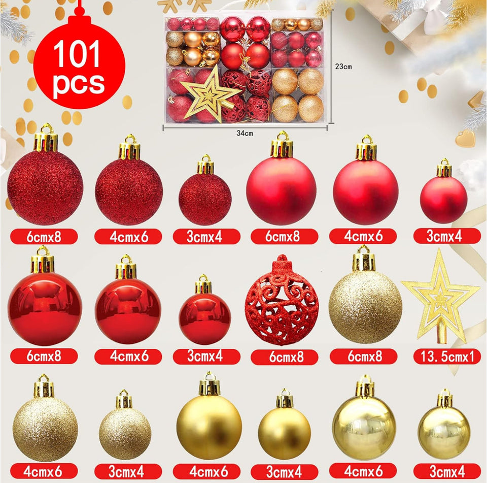 Tree Decoration Pack - 101 pieces