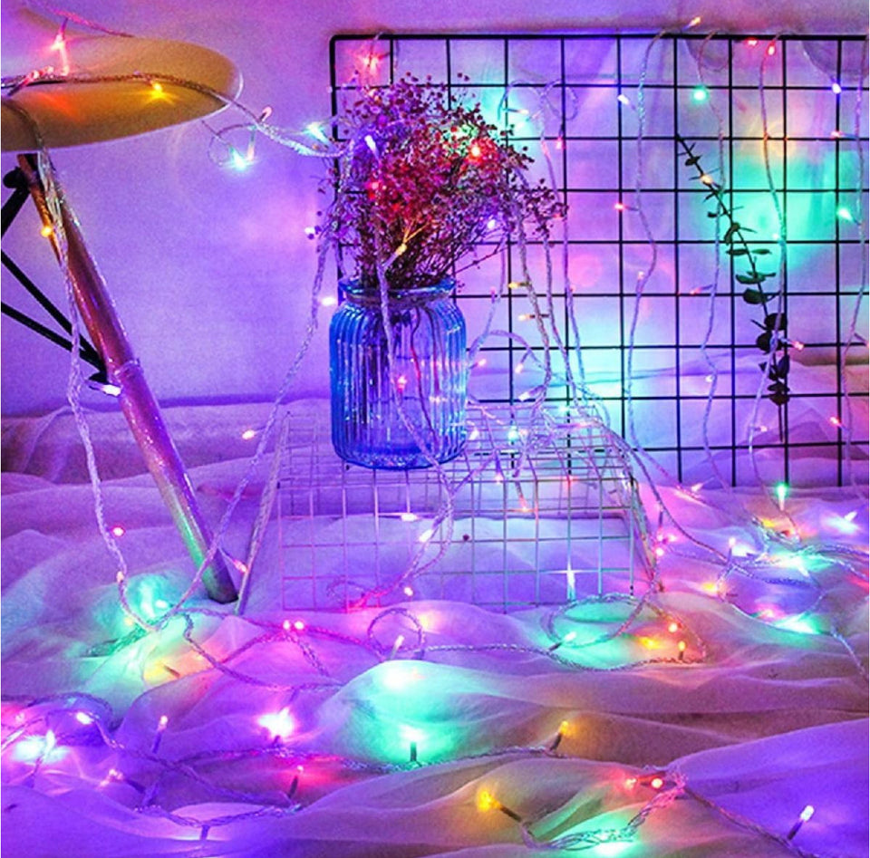 50M LED Christmas Decorative String Lights for Party Garden - Rainbow - 3 Pack