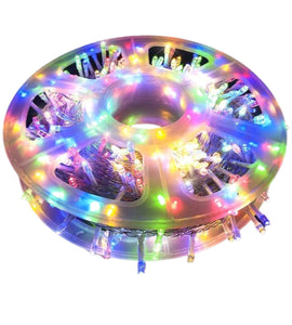50M LED Christmas Decorative String Lights for Party Garden - Rainbow - 3 Pack