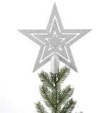 Tree decoration unbreakable  40 pieces - d8cm SILVER