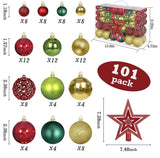 Tree Decoration Pack - 101 pieces