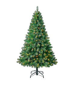 Oxford Pine: Prelit 180cm Christmas Tree