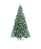 Martha Stewart 3m Frosted Cedar Christmas Tree with Pinecones