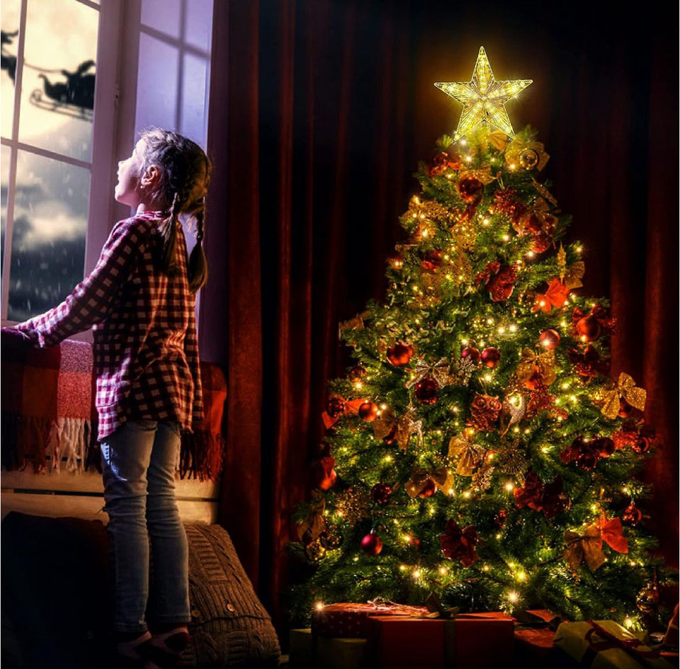 Christmas Tree Topper Lighted Star