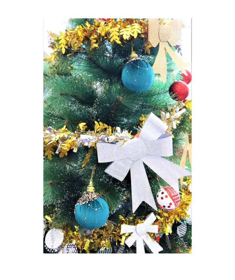 Luxury Christmas Balls | Baubles| Xmas Tree Decor- 3PCS Velvet Balls (8CM)