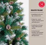 Martha Stewart 3m Frosted Cedar Christmas Tree with Pinecones