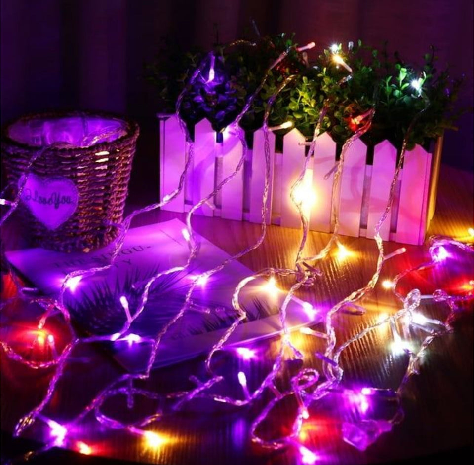 50M LED Christmas Decorative String Lights for Party Garden - Rainbow - 3 Pack