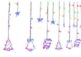 Curtain Lights with Christmas Decoration 138 LEDs 3.5M-Colorful