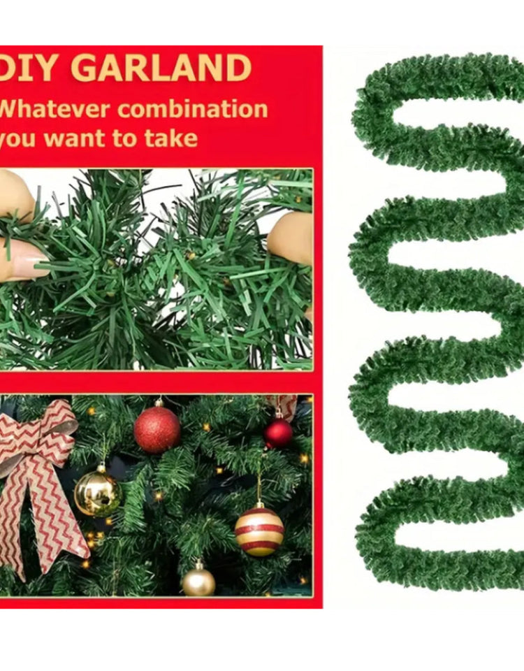 DIY Christmas Rattan -10m 100 Lights-Plug-in Type