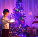 50M LED Christmas Decorative String Lights for Party Garden - Rainbow - 3 Pack