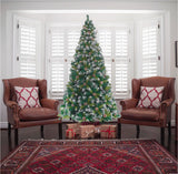 Martha Stewart 3m Frosted Cedar Christmas Tree with Pinecones
