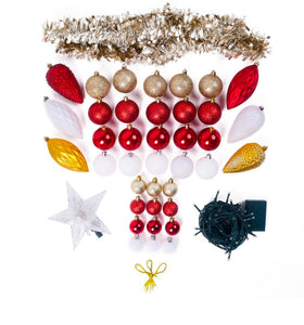 Northern Lights 1.8m Noel Christmas Tree with Lights & Decor