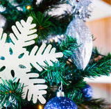 Northern Lights 1.8m Frozen Christmas Tree with Lights & Decor