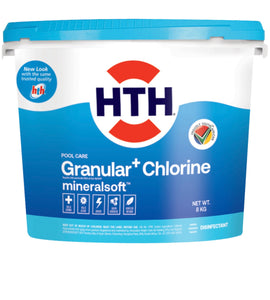 HTH Granular & Mineral Soft Pool Cleaners - Pool Chemicals (8kg)