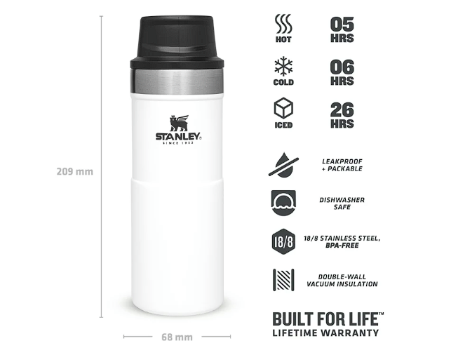 Stanley Classic Trigger Action Mug 355ml