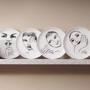 Carrol Boyes Sketchbook Mix SIDE PLATE SET OF 4