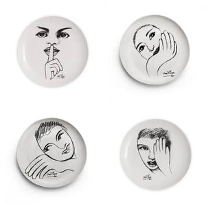 Carrol Boyes Sketchbook Mix SIDE PLATE SET OF 4