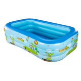 Inflatable Family Pool With Pump