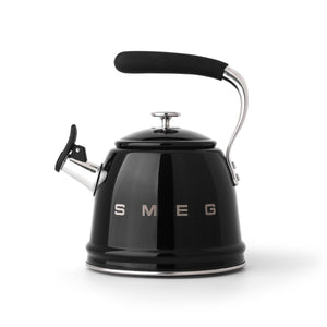 Smeg Whistling Kettle Black