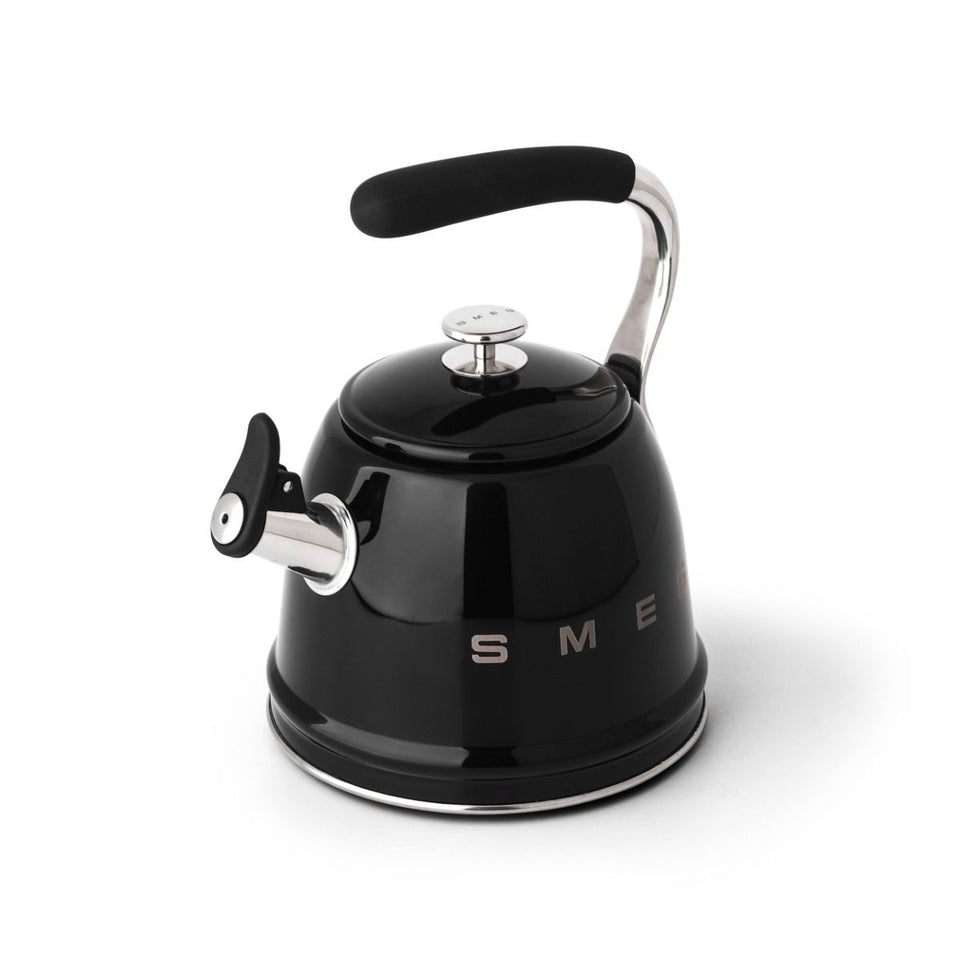 Smeg Whistling Kettle Black
