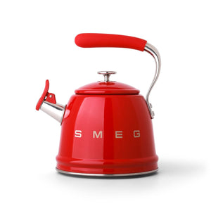 Smeg Whistling Kettle Red