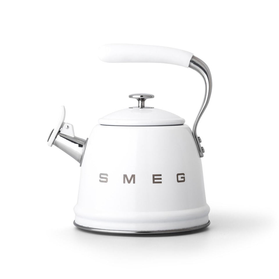 Smeg Whistling Kettle White